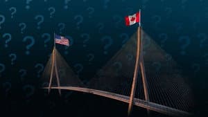 Why has a bridge become a source of tension between Canada and the United States?