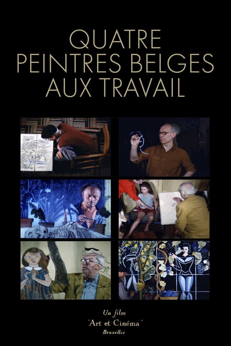 Four Belgian Painters at Work