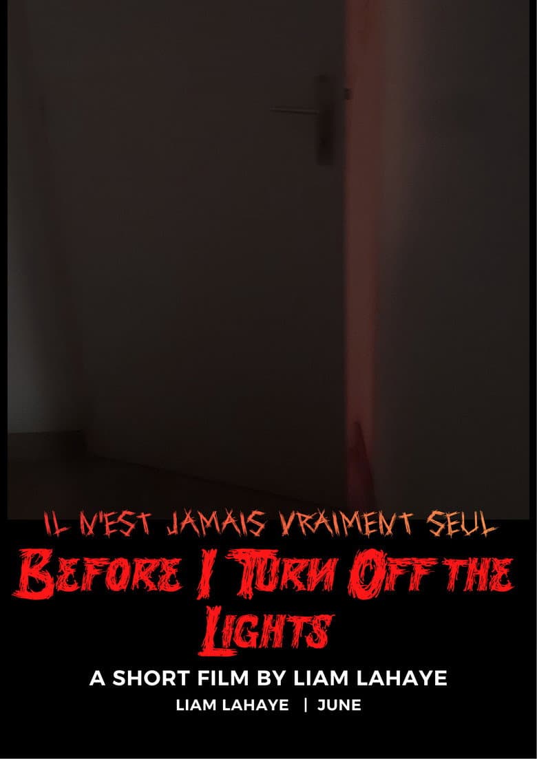 Before I Turn Off the Lights