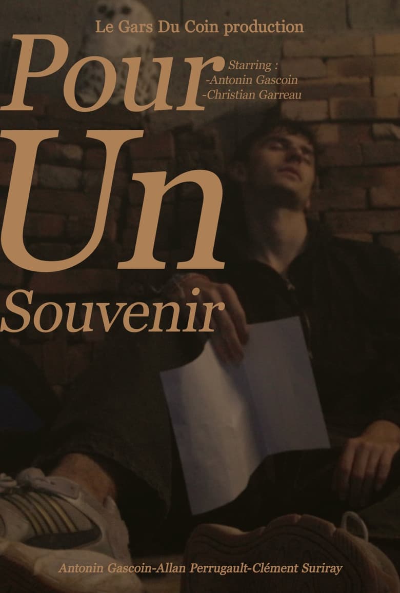 Pour un souvenir